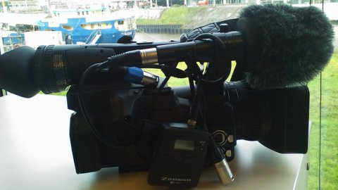 Een camjo camera van RTV Noord